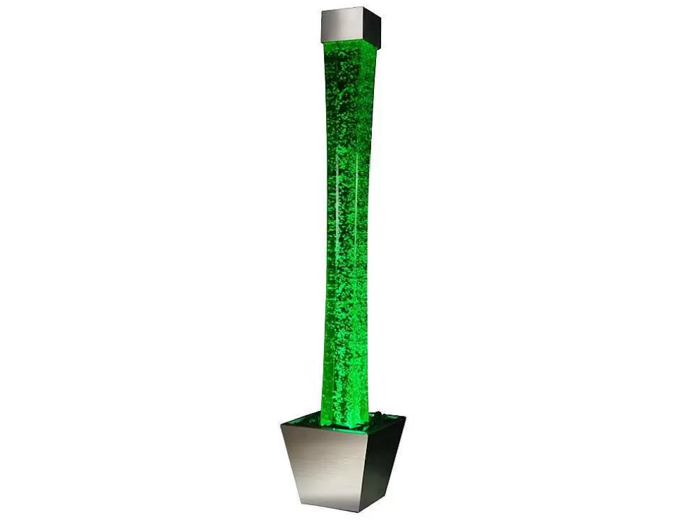 OZAIA Coluna De Bolhas De Agua Com Vaso Gobie - Leds Com Cores Que Mudam - A.183 Cm* Candeeiro De Pe