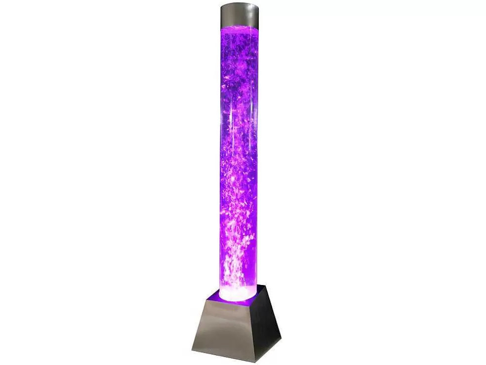 OZAIA Coluna De Bolhas De Agua Woby - Leds Com Cor Que Muda - A.130 Cm* Candeeiro De Pe
