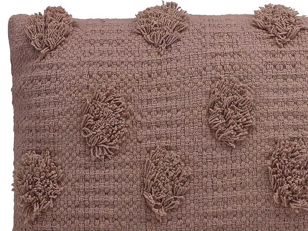 OZAIA Conjunto De 2 Almofadas 100% Algodao Tufado De 30 X 50 Cm Cor-De-Rosa Velho - Jadel* Têxtil De Casa