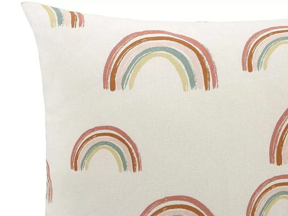 OZAIA Conjunto De 2 Almofadas Arco-Iris Em Algodao 45 X 45 Cm Multicolor - Archy* Têxtil De Casa