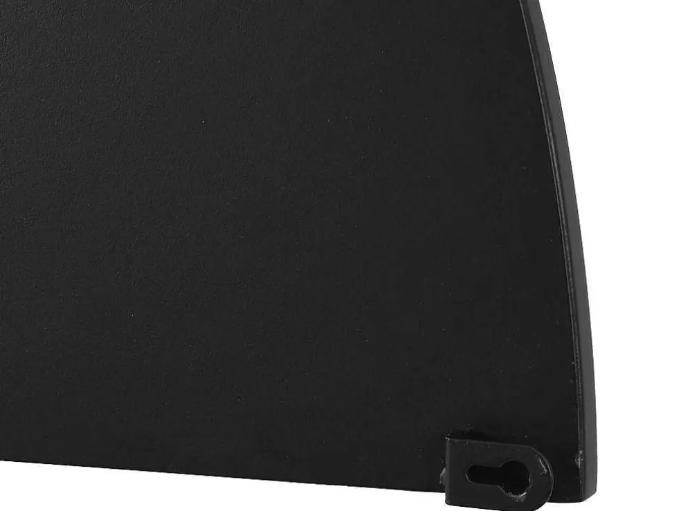 OZAIA Conjunto De 2 Espelhos Semicirculo Design Em Metal C50 X A100 Cm Preto - Gavra* Espelhos
