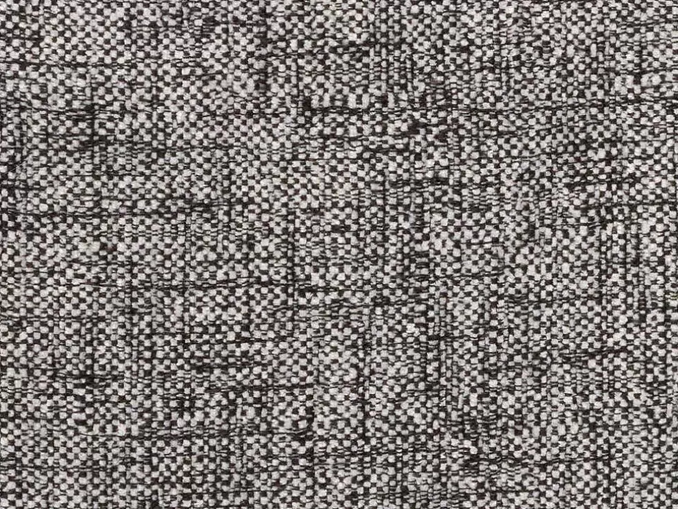 OZAIA Cortina De Escurecimento C. 135 X A. 250 Cm Cinzento Matizado Efeito Linho, Ilhos Pretos - Fynn* Têxtil De Casa