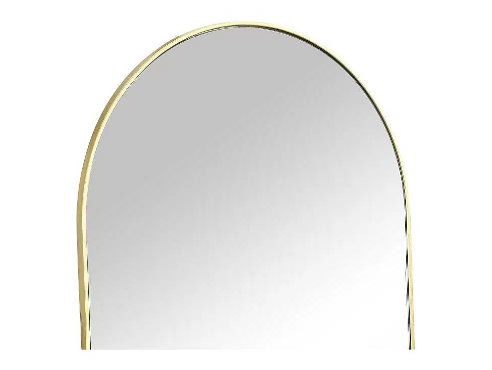 OZAIA Espelho Arqueado De Pousar Em Metal L50 X A170 Cm Dourado - Mailen* Espelhos