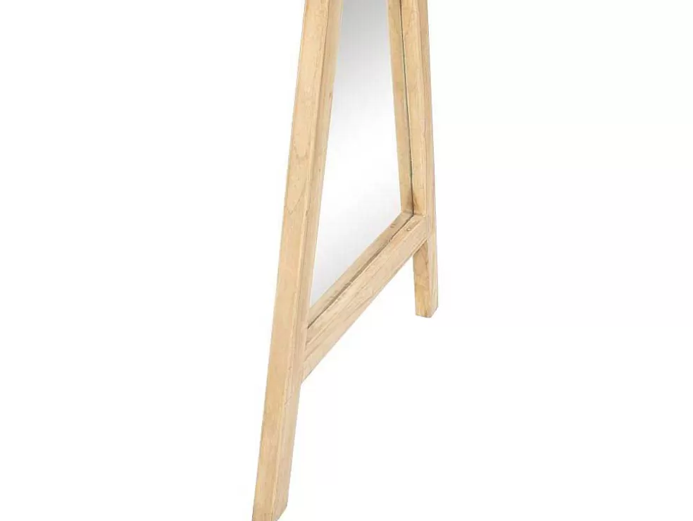 OZAIA Espelho De Criança Estilo Tenda Em Madeira De Mindi De L. 55 X A. 120 Cm Cor Natural - Batam* Espelhos