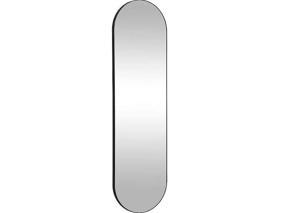 OZAIA Espelho De Parede Oval Em Metal De C. 40 X A. 140 Cm Cor Preto - Onikal* Espelhos