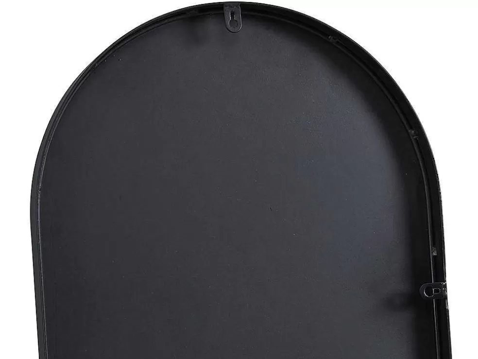 OZAIA Espelho De Parede Oval Em Metal De C. 40 X A. 140 Cm Cor Preto - Onikal* Espelhos