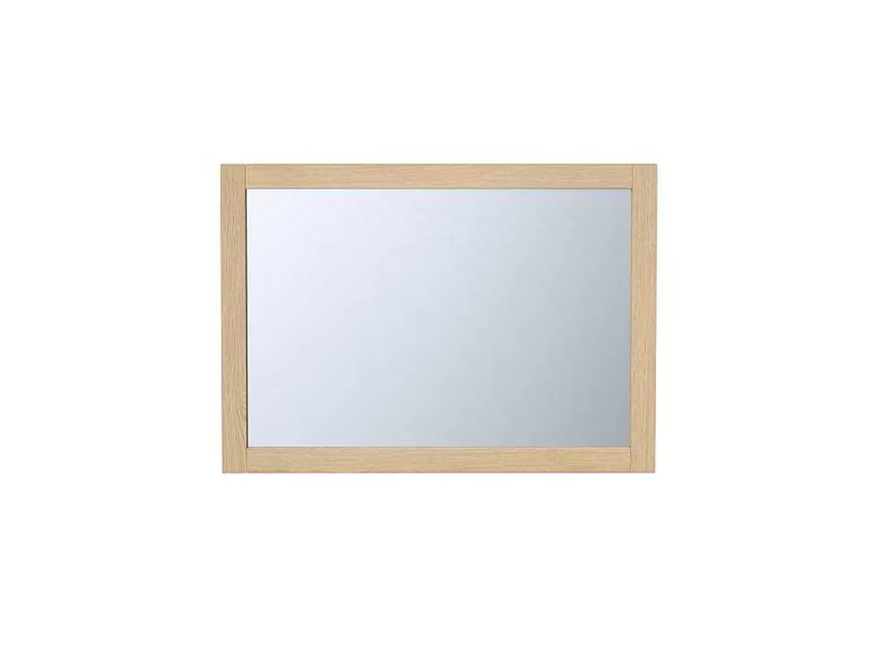 Vente-unique Espelho Retangular Com Contorno Em Folha De Carvalho L50 X A70 Cm - Timea* Espelhos