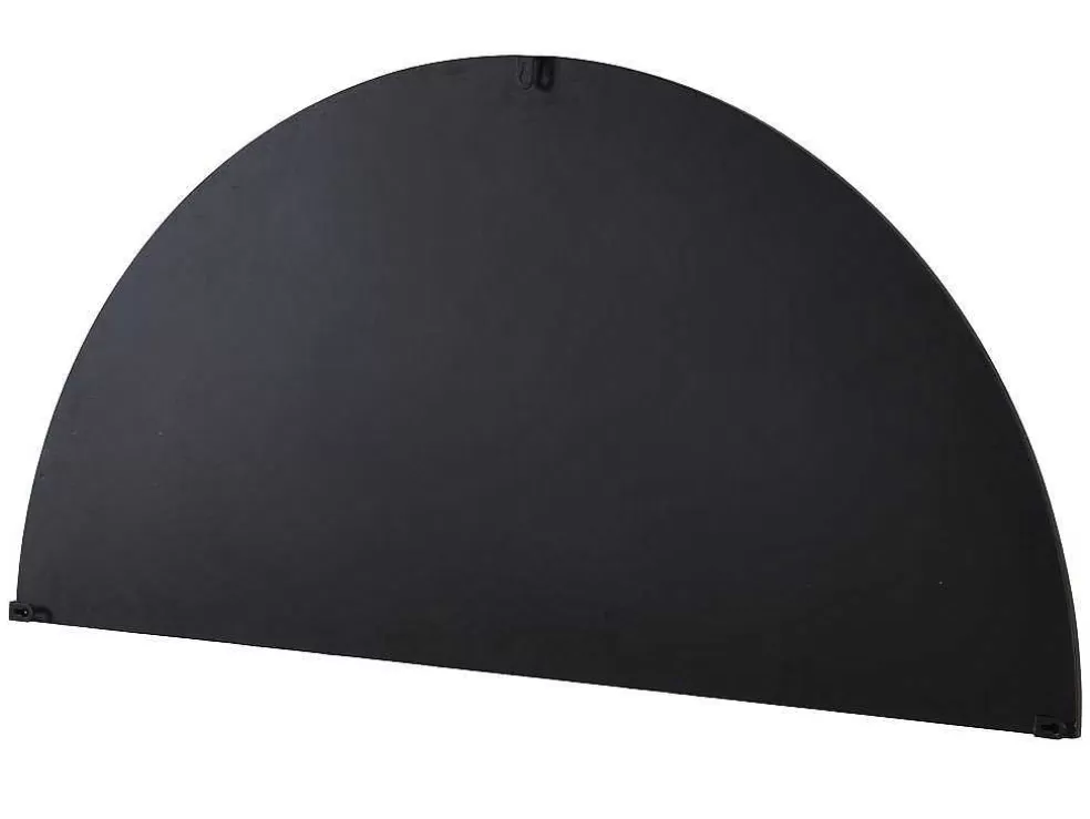 OZAIA Espelho Semicirculo Design Em Metal C50 X A100 Cm Preto - Gavra* Espelhos