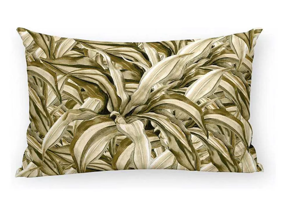 Purline Housse De Coussin 100% Coton 1 Piece Saumon Imprime Tropical 30X50* Têxtil De Casa