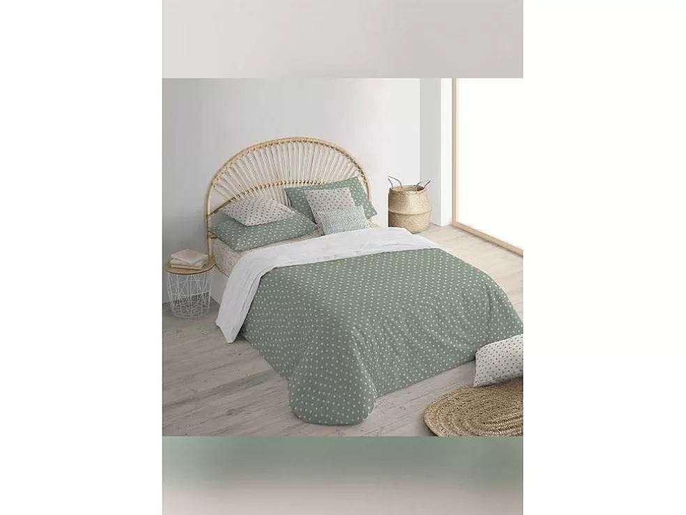 Purline Housse De Coussin 100% Coton 1 Piece Vert Moderne Imprime 30X50* Têxtil De Casa