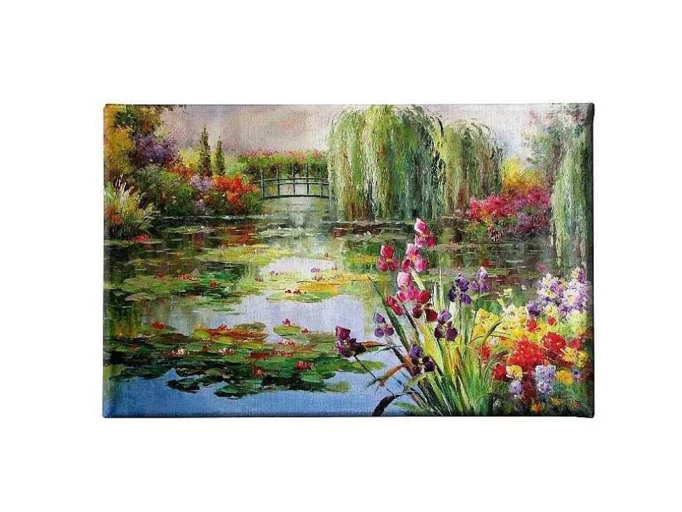 EPIKASA Impressao Em Tela Monet Nenufares, Multicolorido, 70X3X45 Cm, * Placa De Parede Decorativa