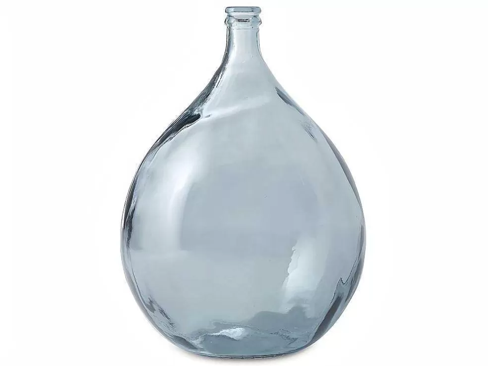 OZAIA Jarra Estilo Garrafao Em Vidro Reciclado 34 L Cor Transparente Azulado - Silice* Objeto De Decoração Interior