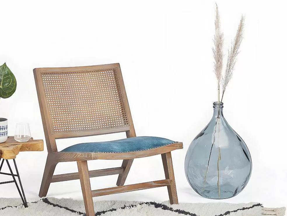 OZAIA Jarra Estilo Garrafao Em Vidro Reciclado 34 L Cor Transparente Azulado - Silice* Objeto De Decoração Interior