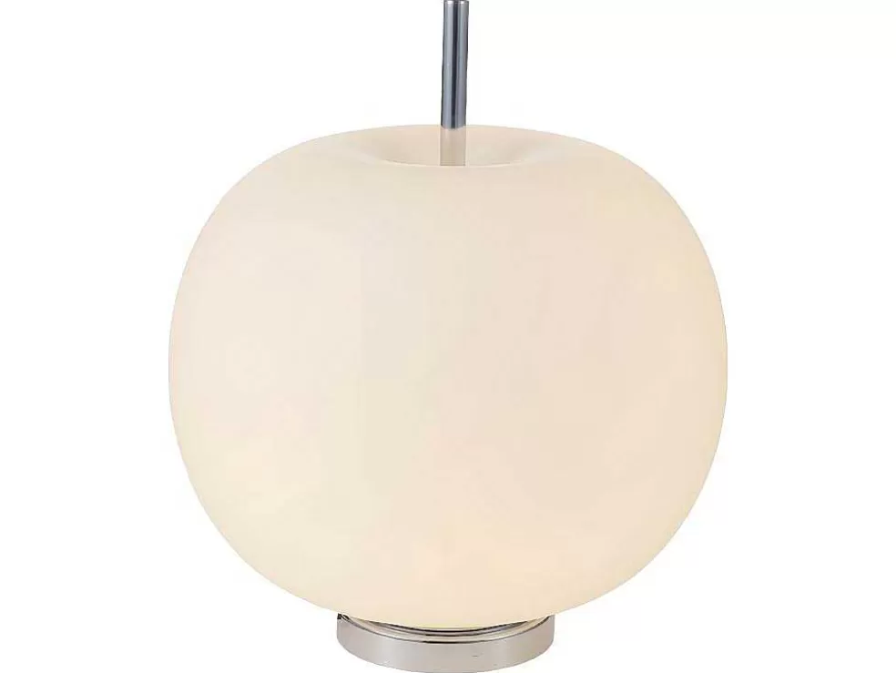 EPIKASA Lampada De Mesa Apple, Cromio, Branco, 30X30X35 Cm, * Candeeiro De Mesa