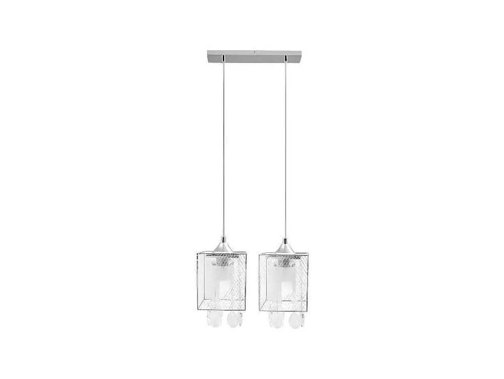 EPIKASA Lampada De Suspensao Gracja, Cromio, 33X13X130 Cm, * Candeeiro Suspenso