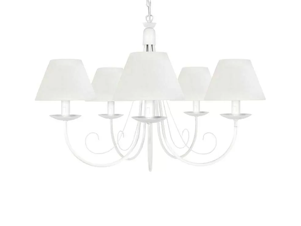 TOSEL Lustre Cote D'Ivoire A Tecido Braco Branco D84 X H90 Cm* Lustre