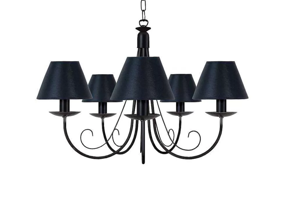 TOSEL Lustre Cote D'Ivoire A Tecido Braco Preto D84 X H90 Cm* Lustre