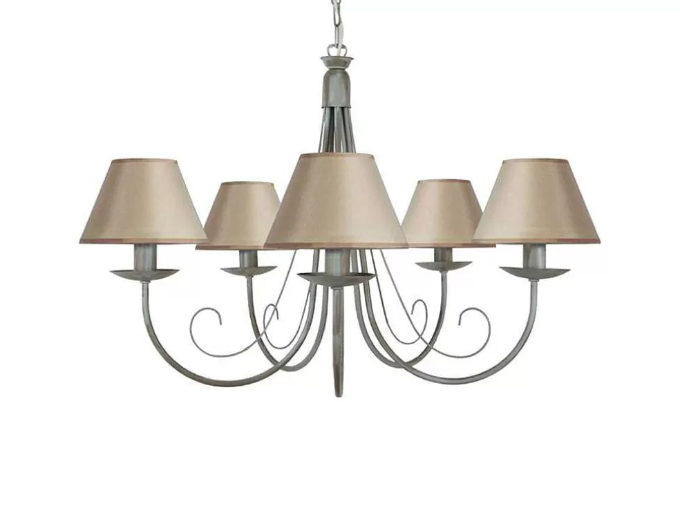 TOSEL Lustre Cote D'Ivoire A Tecido Braco Taupe D84 X H90 Cm* Lustre
