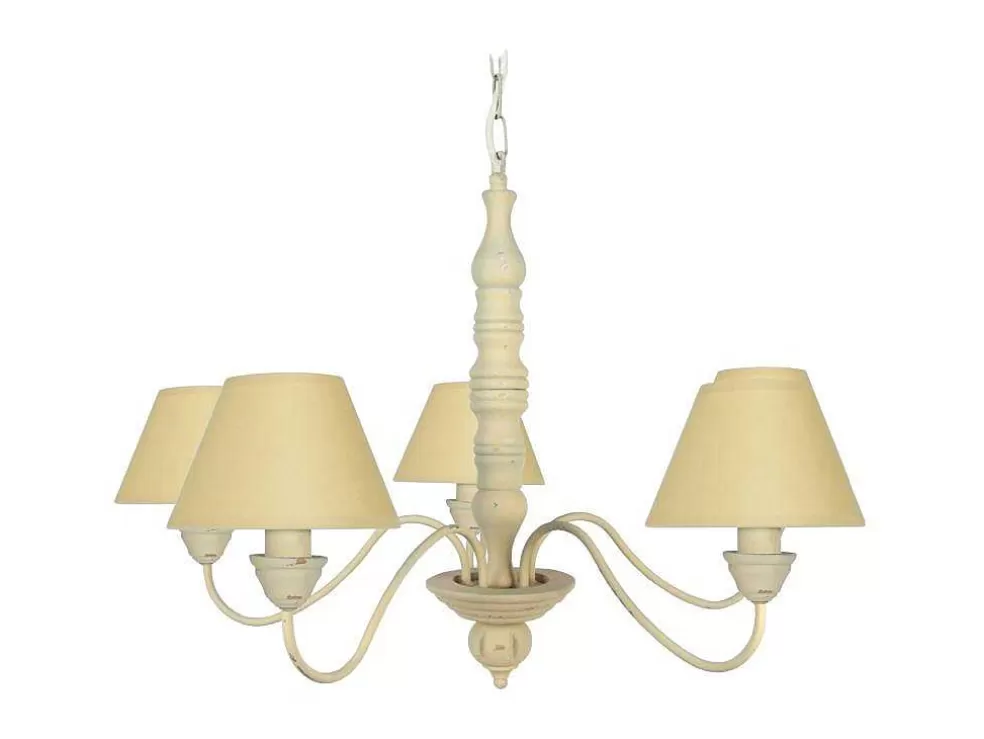 TOSEL Lustre Menton Tecido Braco Bege D84 X H90 Cm* Lustre