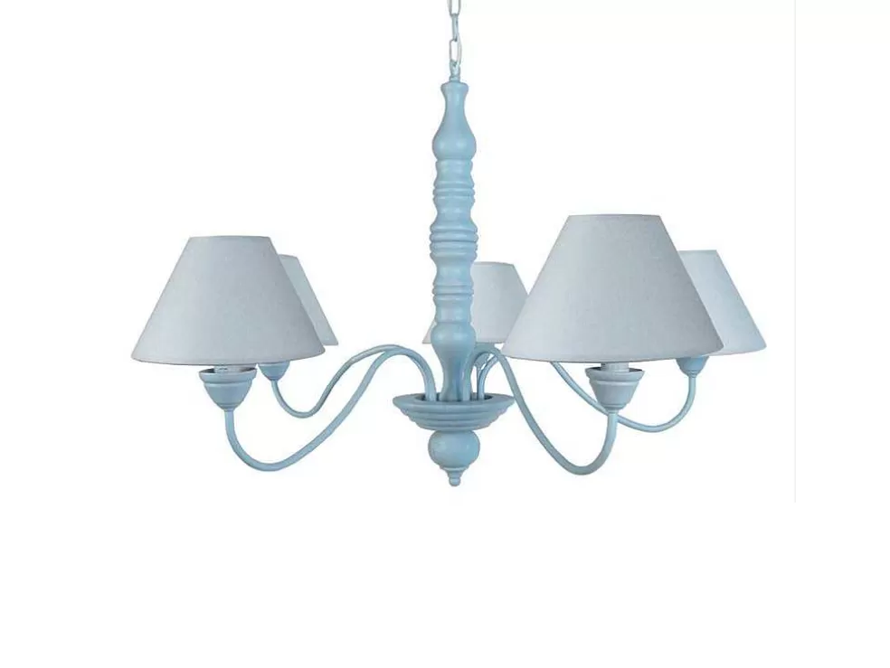 TOSEL Lustre Menton Tecido Braco Cinza D84 X H90 Cm* Lustre