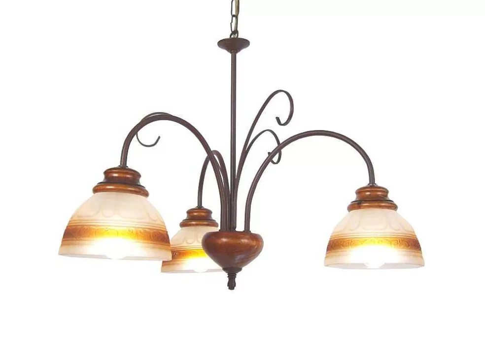 TOSEL Lustre Pays De L'Adour Vidro Braco Cetim D60 X H90 Cm* Lustre