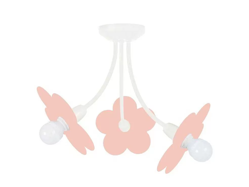 TOSEL Lustre Pivoine Metal Braco Pastel D50 X H40 Cm* Lustre