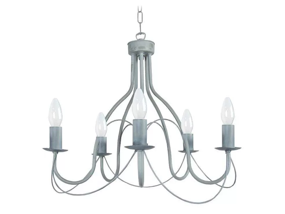 TOSEL Lustre Provencale Lampada Decorativa Braco Palido D64 X H80 Cm* Lustre