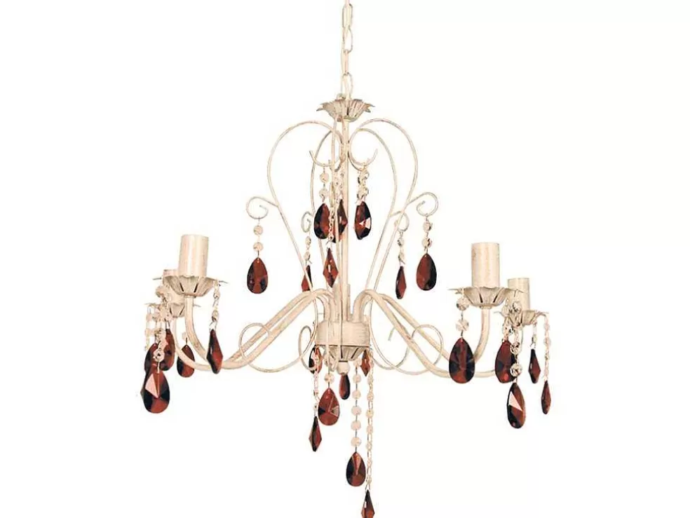 TOSEL Lustre Tulipano Vidro Braco Anis D60 X H80 Cm* Lustre
