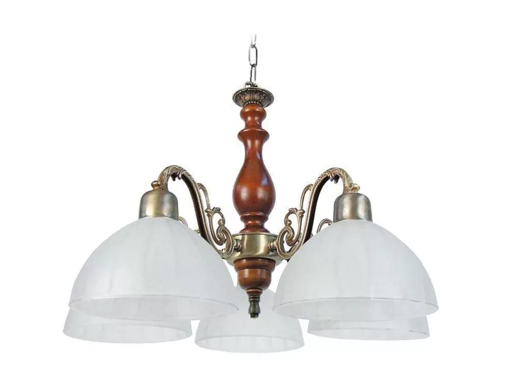 TOSEL Lustre Val D'Isere Vidro Braco Cetim D53 X H80 Cm* Lustre