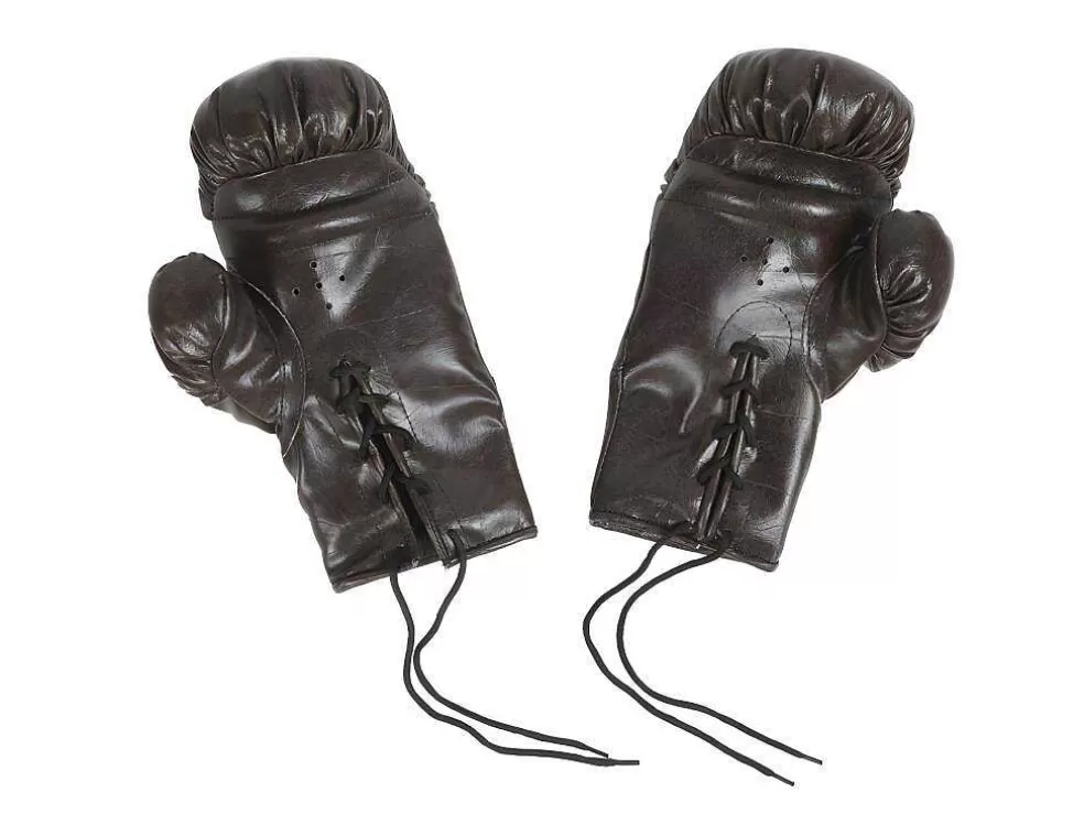 OZAIA Luvas De Boxe Vintage Com Cordoes Mirko - Castanho* Estátua