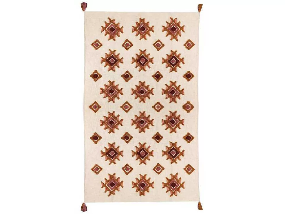 OZAIA Manta De Sofá Tufada 130 X 180 Cm Algodao Multicolor - Magna* Têxtil De Casa