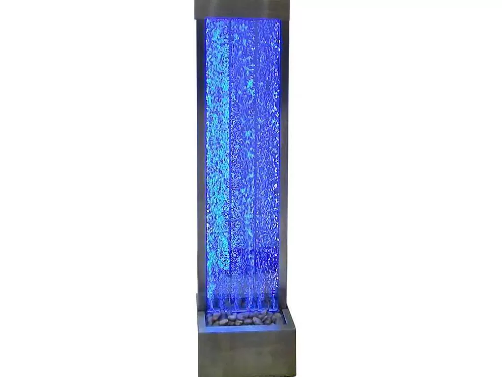 OZAIA Parede De Bolhas De Agua Blennie - Leds Com Cores Que Mudam - A.150 Cm* Candeeiro De Pe