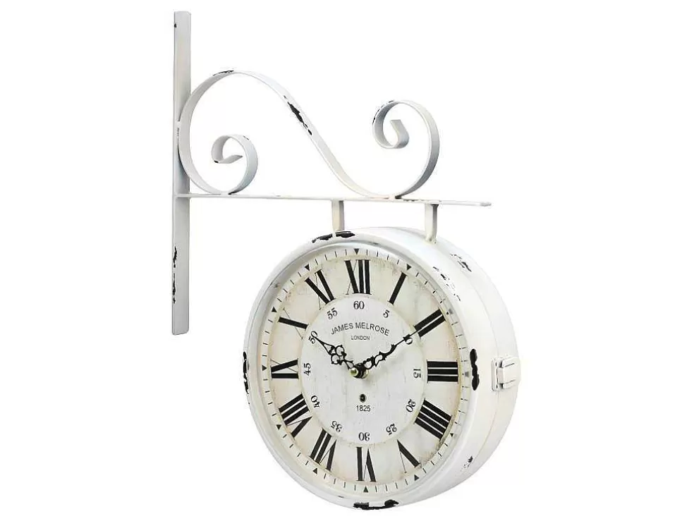 OZAIA Relógio De Parede De Face Dupla Faubourg Em Ferro - C44Xa34 Cm* Relógio De Parede
