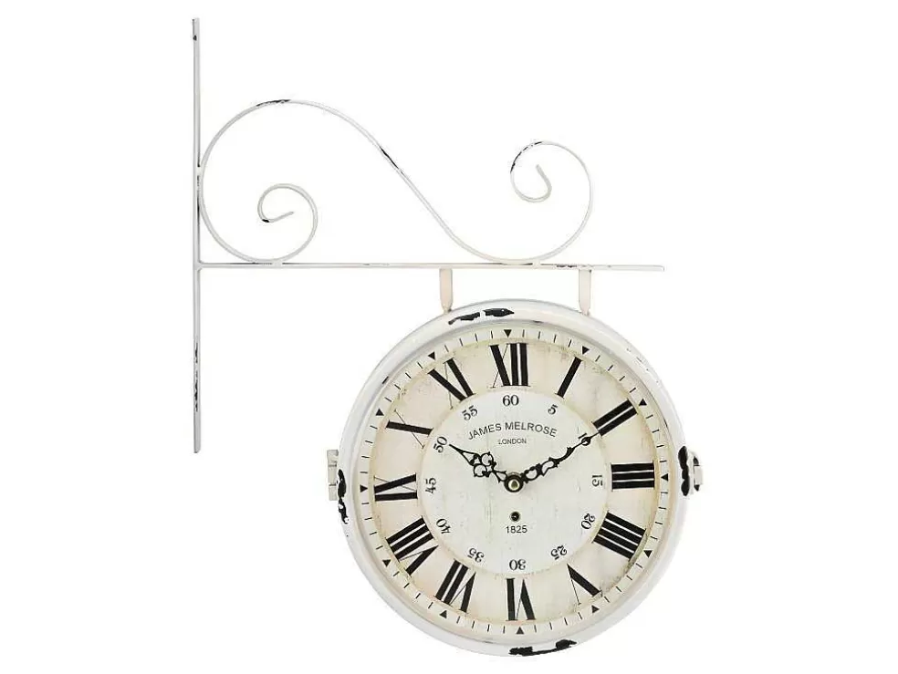 OZAIA Relógio De Parede De Face Dupla Faubourg Em Ferro - C44Xa34 Cm* Relógio De Parede