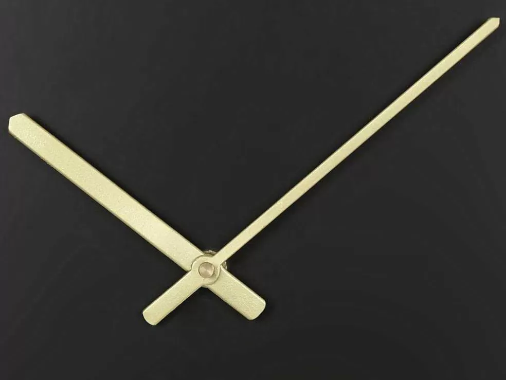 OZAIA Relógio De Parede Em Metal L. 31 X A. 60 Cm Preto E Dourado - Fastina* Relógio De Parede