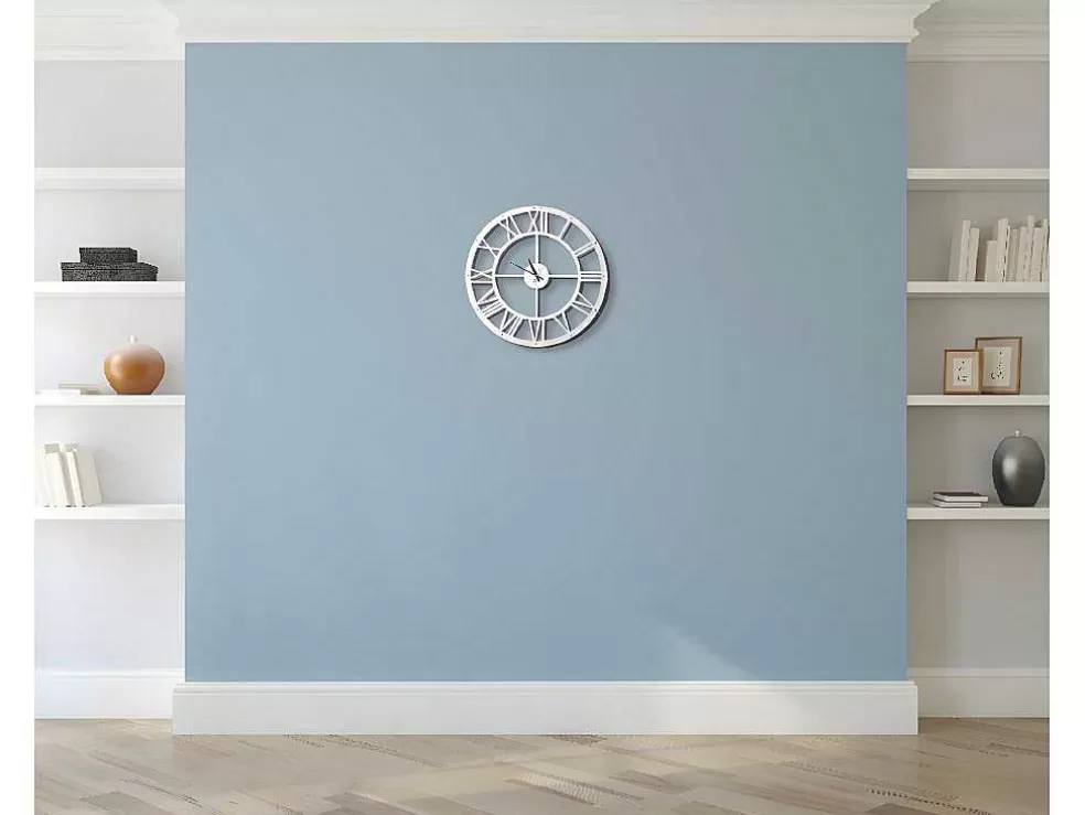 EPIKASA Relógio Vintage 3, Branco, Preto, 50X0,16X50 Cm, * Relógio De Parede
