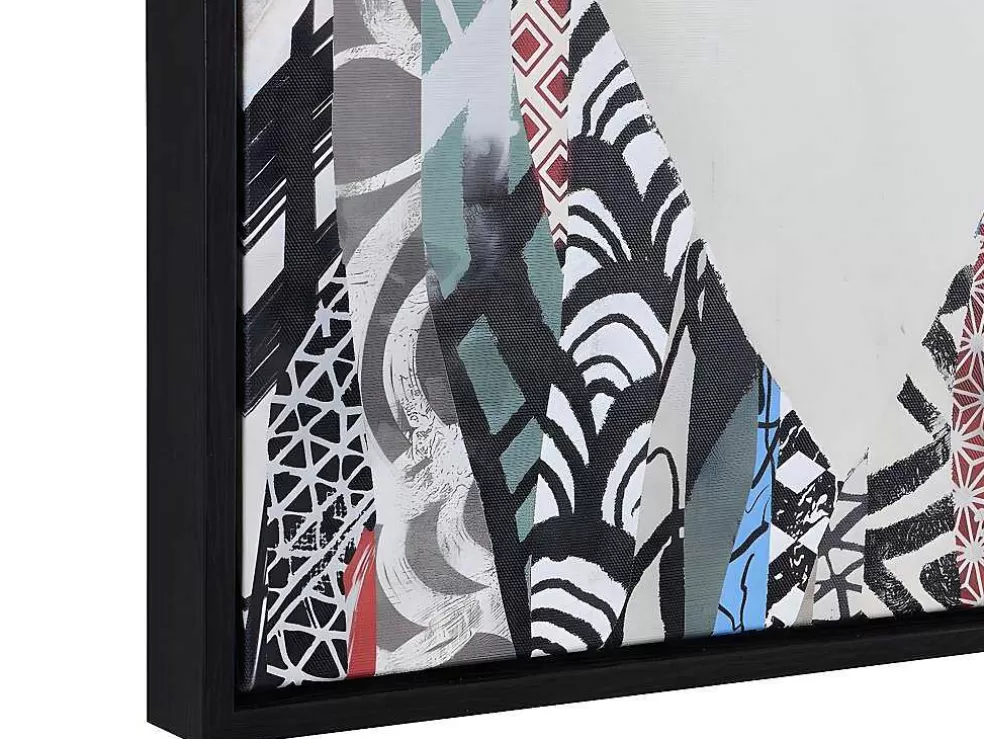 OZAIA Tela Impressa Emoldurada De 60 X 80 Cm Com Moldura Em Madeira Multicolor - Lady* Quadro