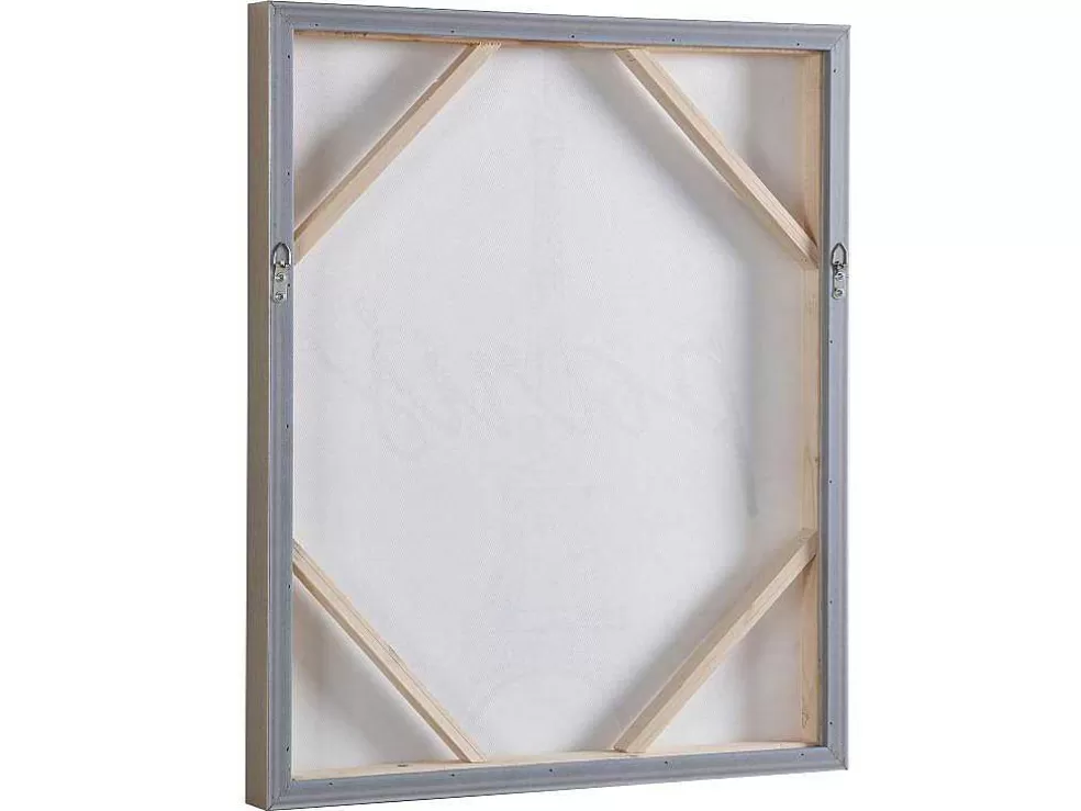OZAIA Tela Impressa Paris Com Efeito Joias De L. 54 X A. 64 Cm Com Moldura Em Pinho - Lutece* Quadro